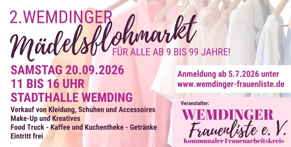 2. Wemdinger Mädelsflohmarkt