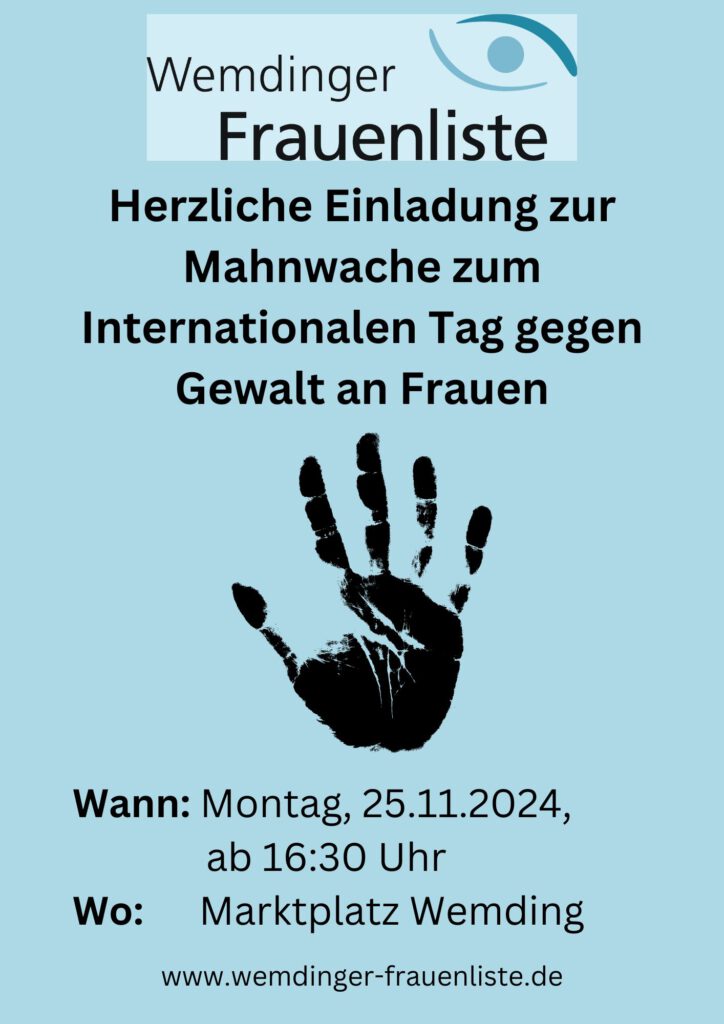 Internationaler Tag gegen Gewalt an Frauen